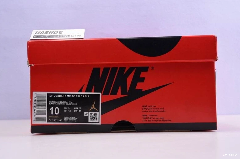 Facetasm CU2802-100  Fearless Jordan 1 Mid 0327